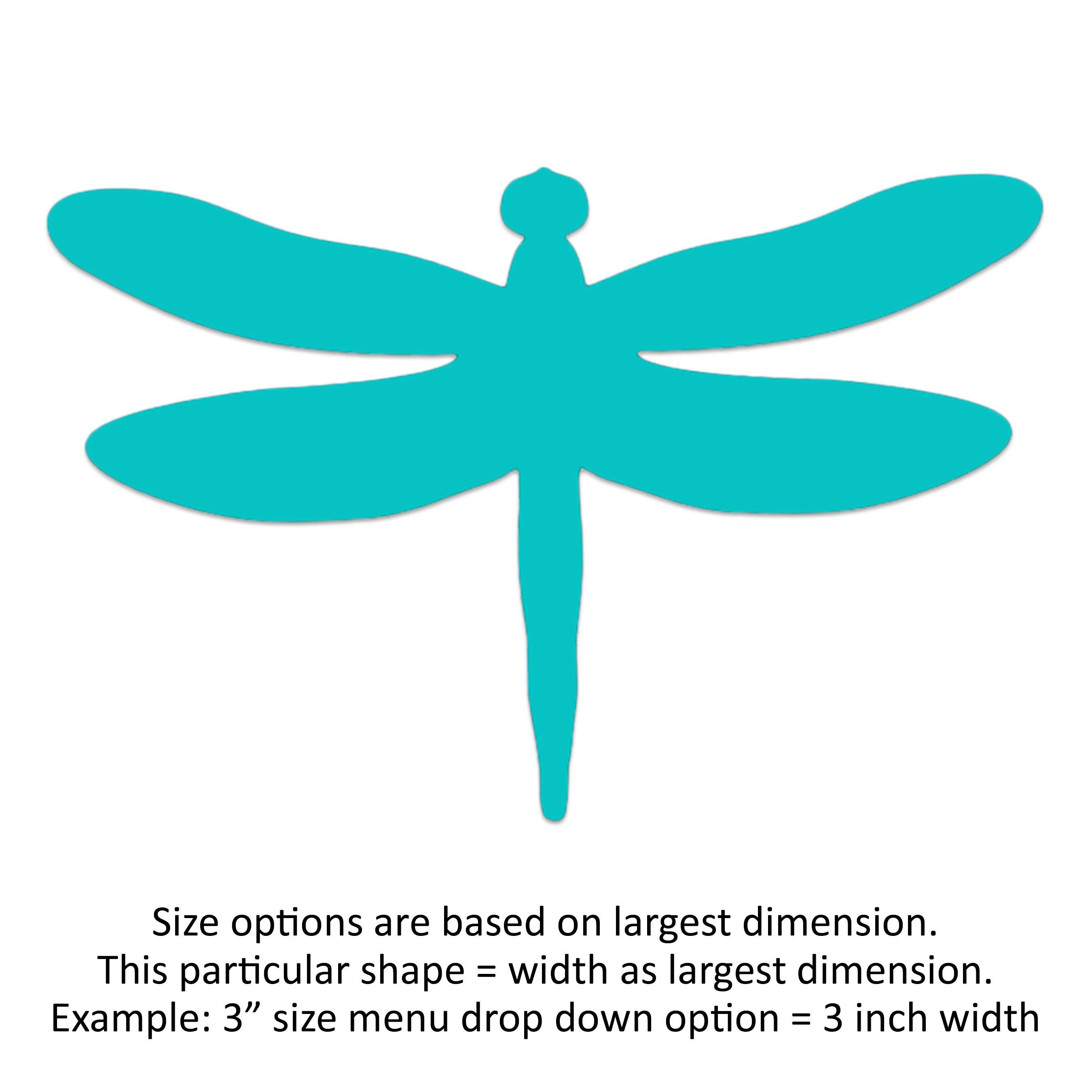 Basic Dragonfly Shape 25 Pack - Paper Dragonfly Shape, Dragonfly Die Cut, Dragonfly Cut Outs ...