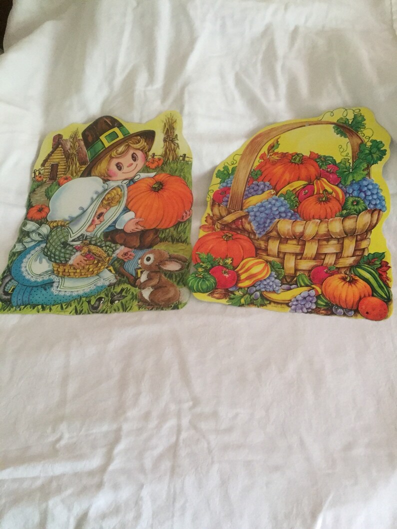 Vintage Thanksgiving Decorations Etsy