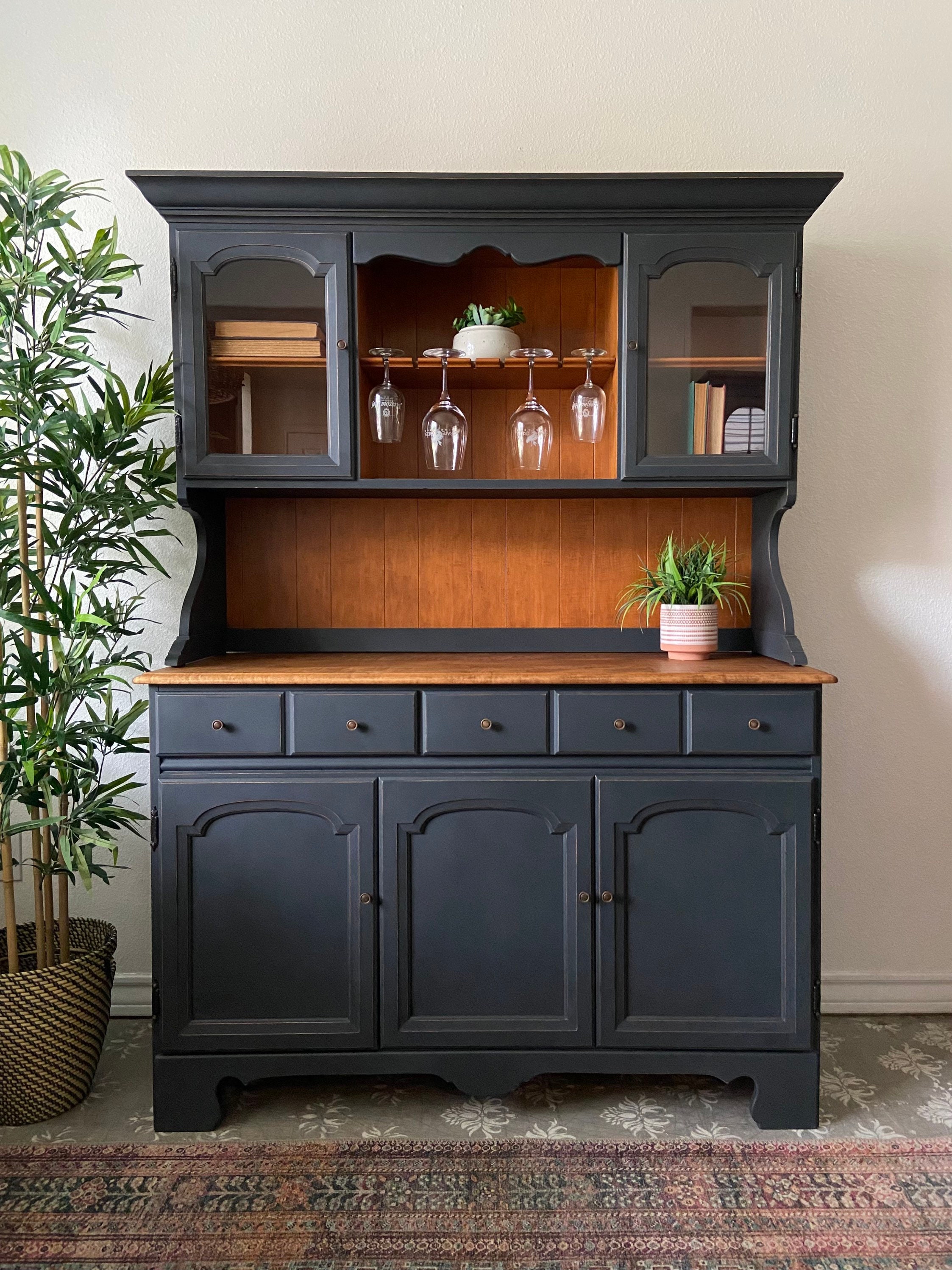 Ethan allen on sale buffet hutch