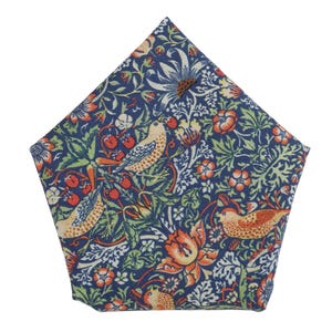 Strawberry Thief handkerchief - William Morris pocket square hanky