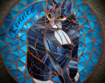 Mosaic stepping stone | Etsy