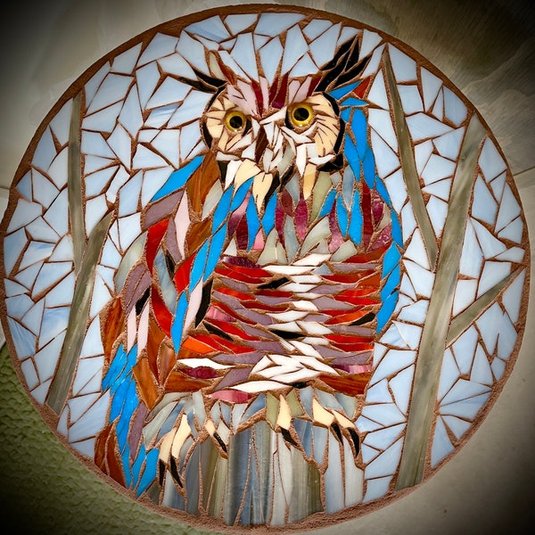 Custom Memorial Stepping Stone Owl