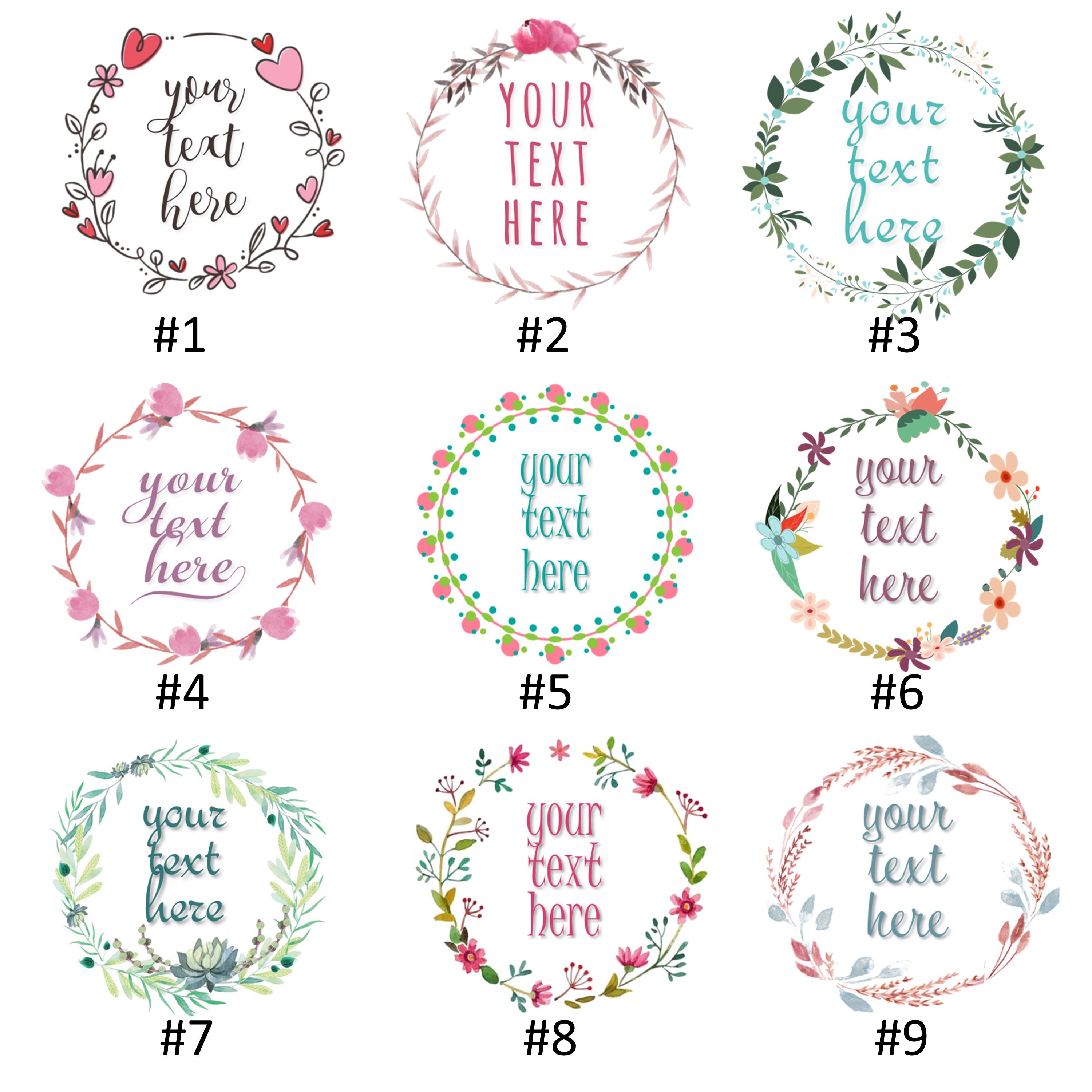 Personalized Round Stickers: Custom Labels, Tags, Any Size (PDF Digital ...