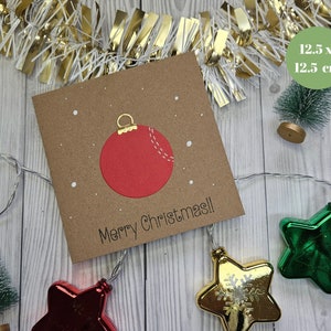 Cricket Weihnachtskarte - Handgemachte Sport Karte