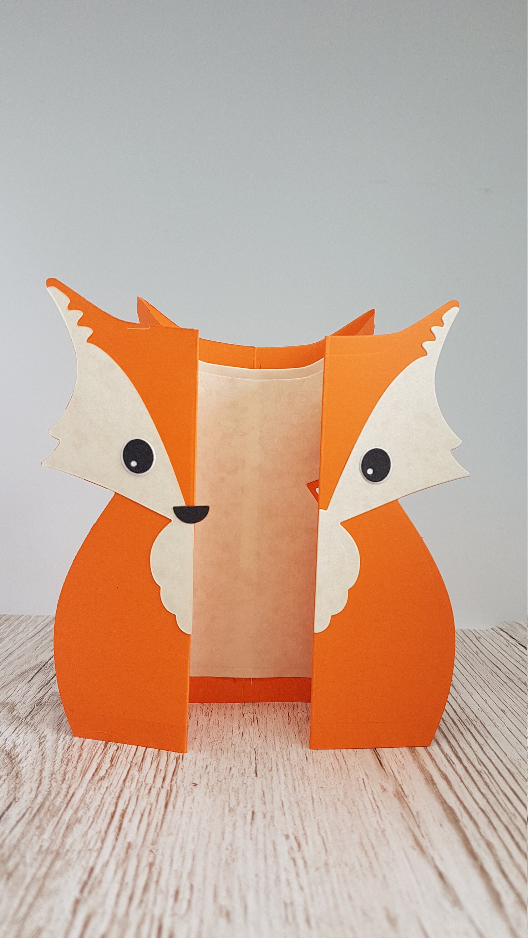 Fuchs handgemachte Karte / süße Fuchs Faltkarte / Gatefold | Etsy