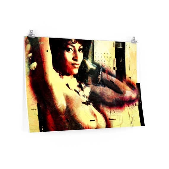 Pam Grier Foxy Brown Coffy Poster Print Etsy