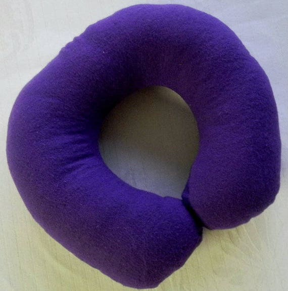 Clemson Tiger Flannel Baby Travel Neck Support Pillow Purple Etsy