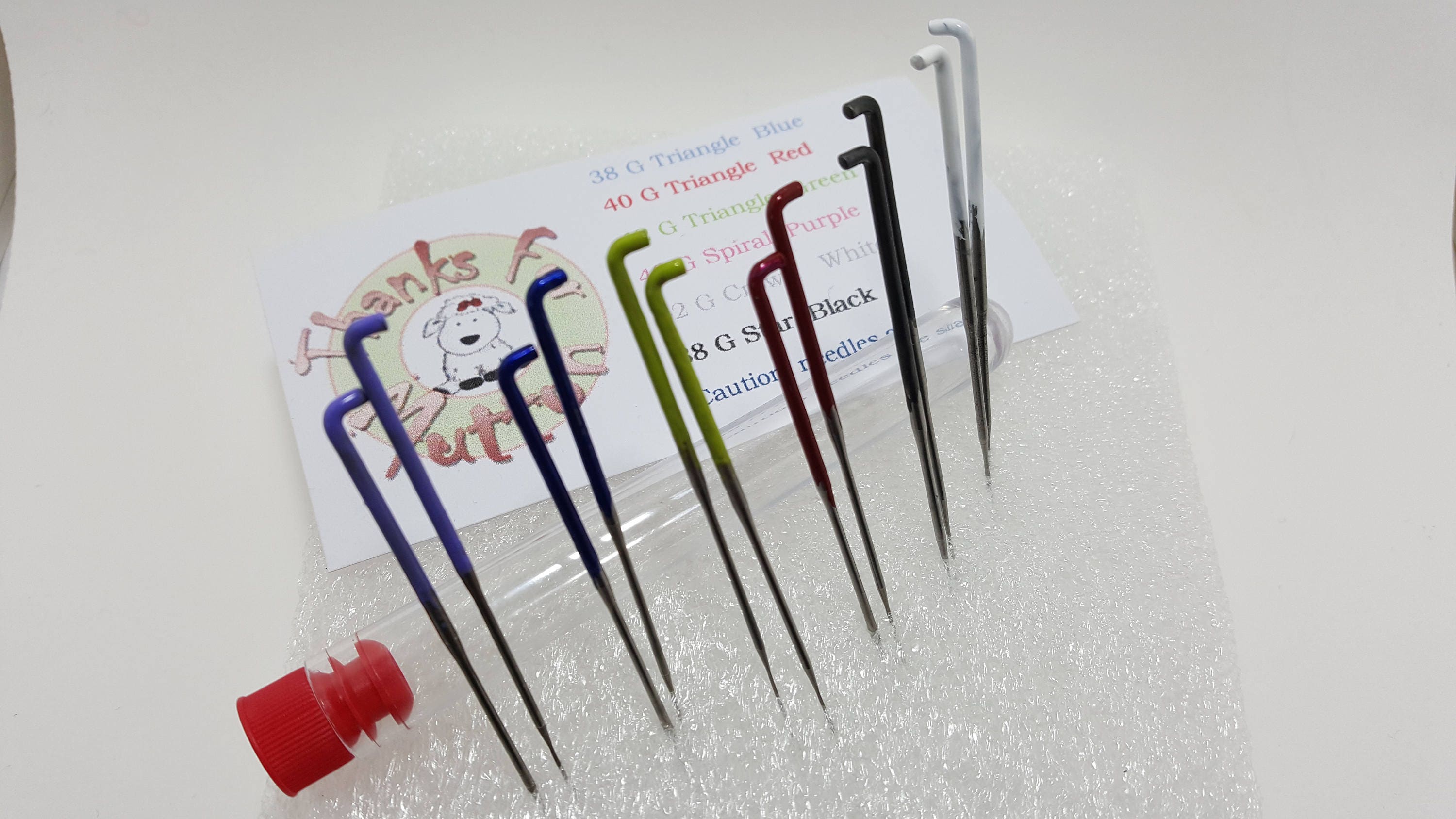 Needle felting needles 12 pack with Crowns. 2 of each 36g 40g Etsy