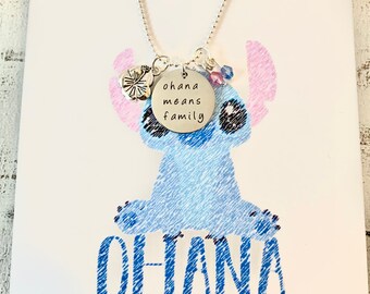 Stitch necklace