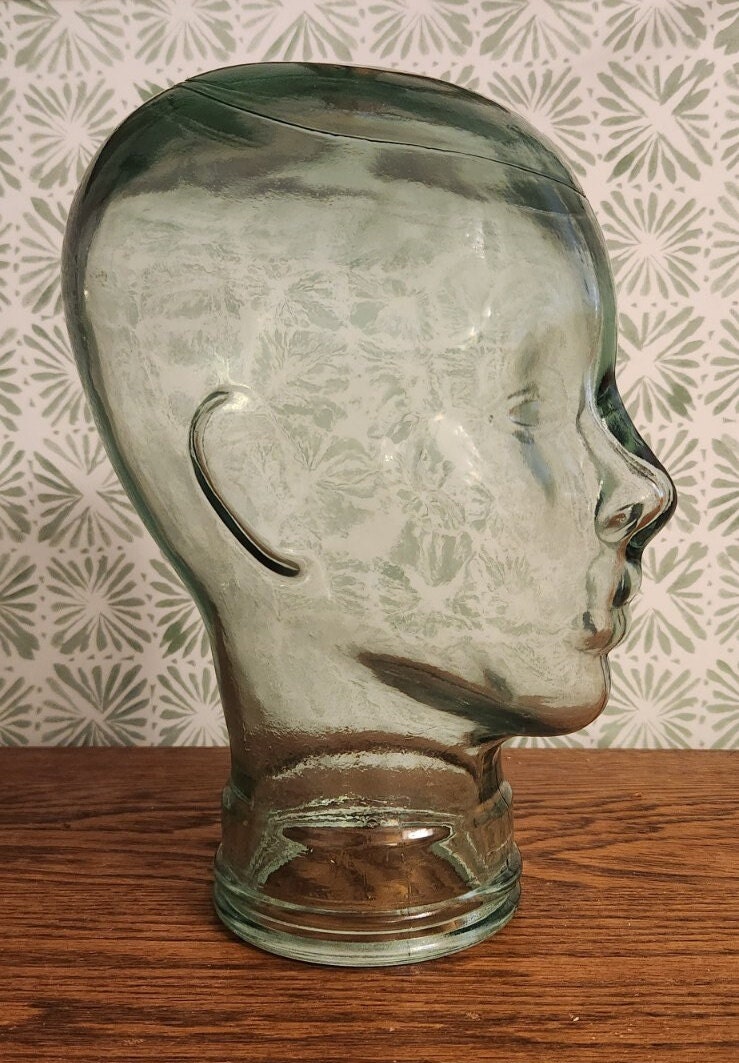 Vintage Glass Head Etsy