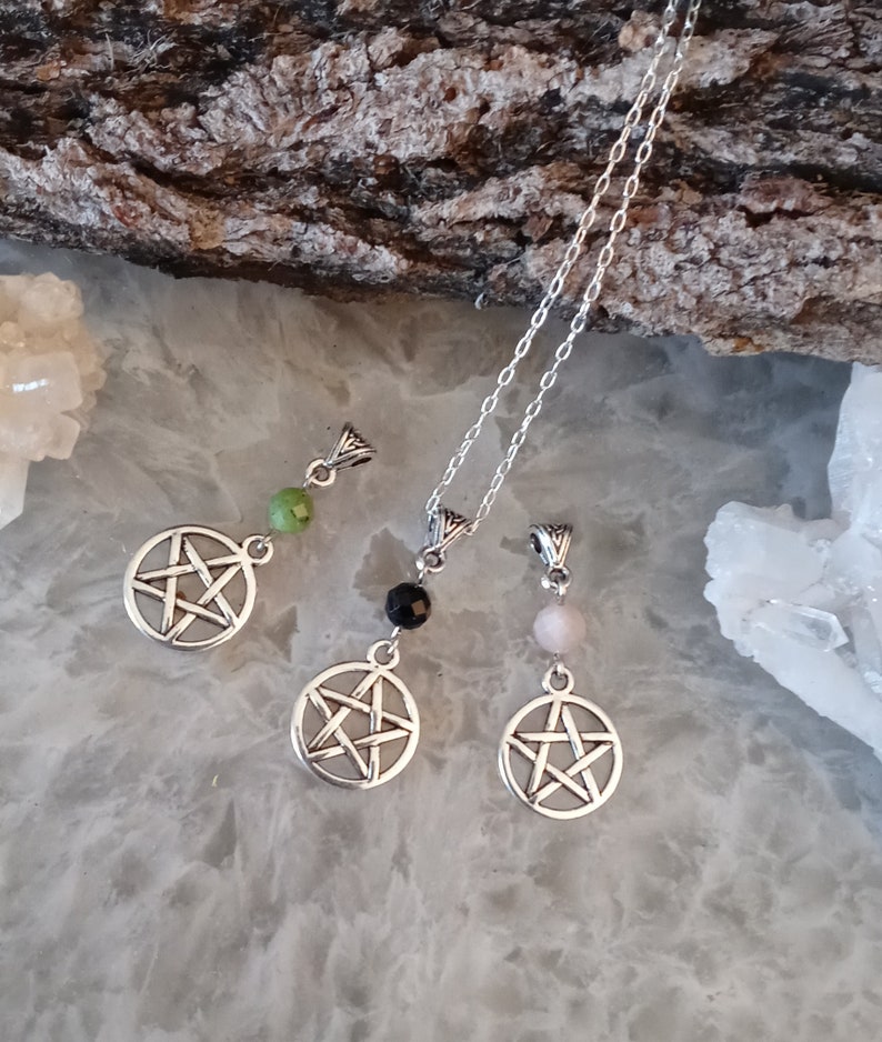 Pentacle Witch Necklace Pentacle Witches Necklace Sister Gift BFF Gift Gift for Her Soul Sisters Pendant Witch Gift
