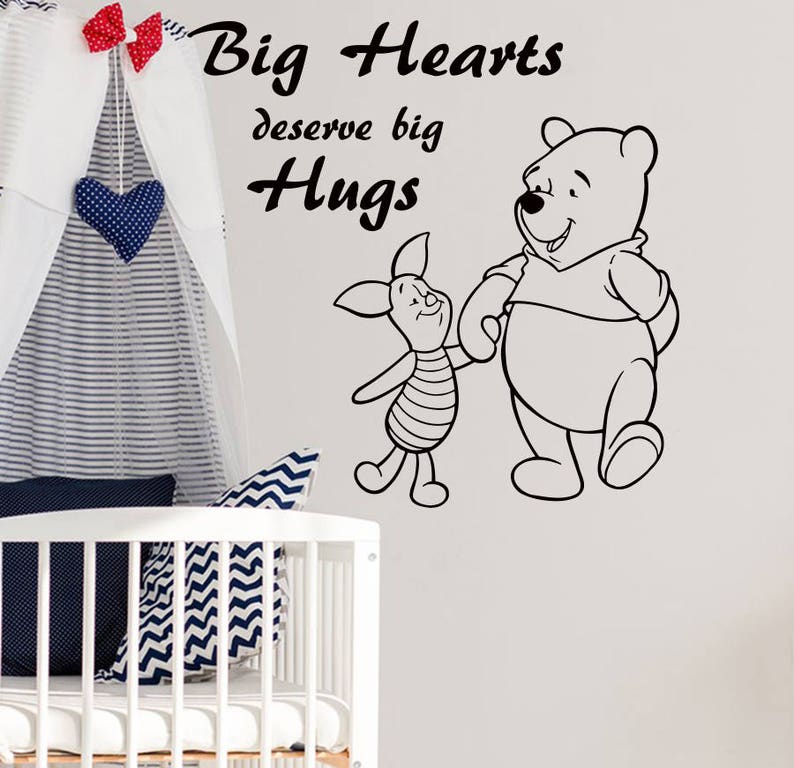 Winnie The Pooh Wall Decal E Art Nursery