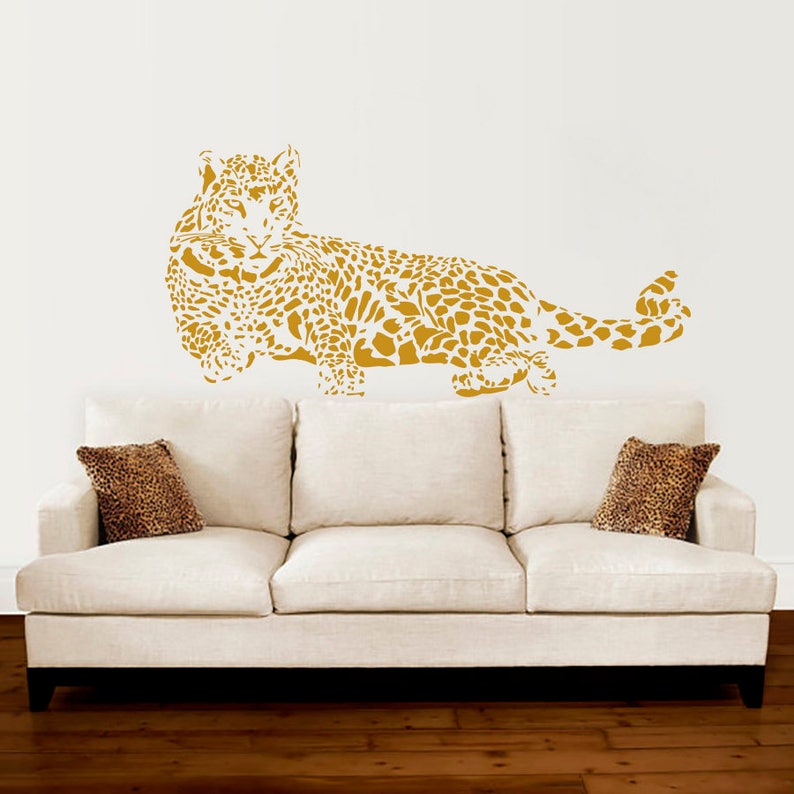 Leopard Wall Decal Art Animal Stickers Bedroom Decor Nursery Sl22