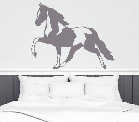 Horse Wall Decal Horse Wall Art Animal Wall Stickers Bedroom Decor Nursery Decal Horse Art Decor Sl25