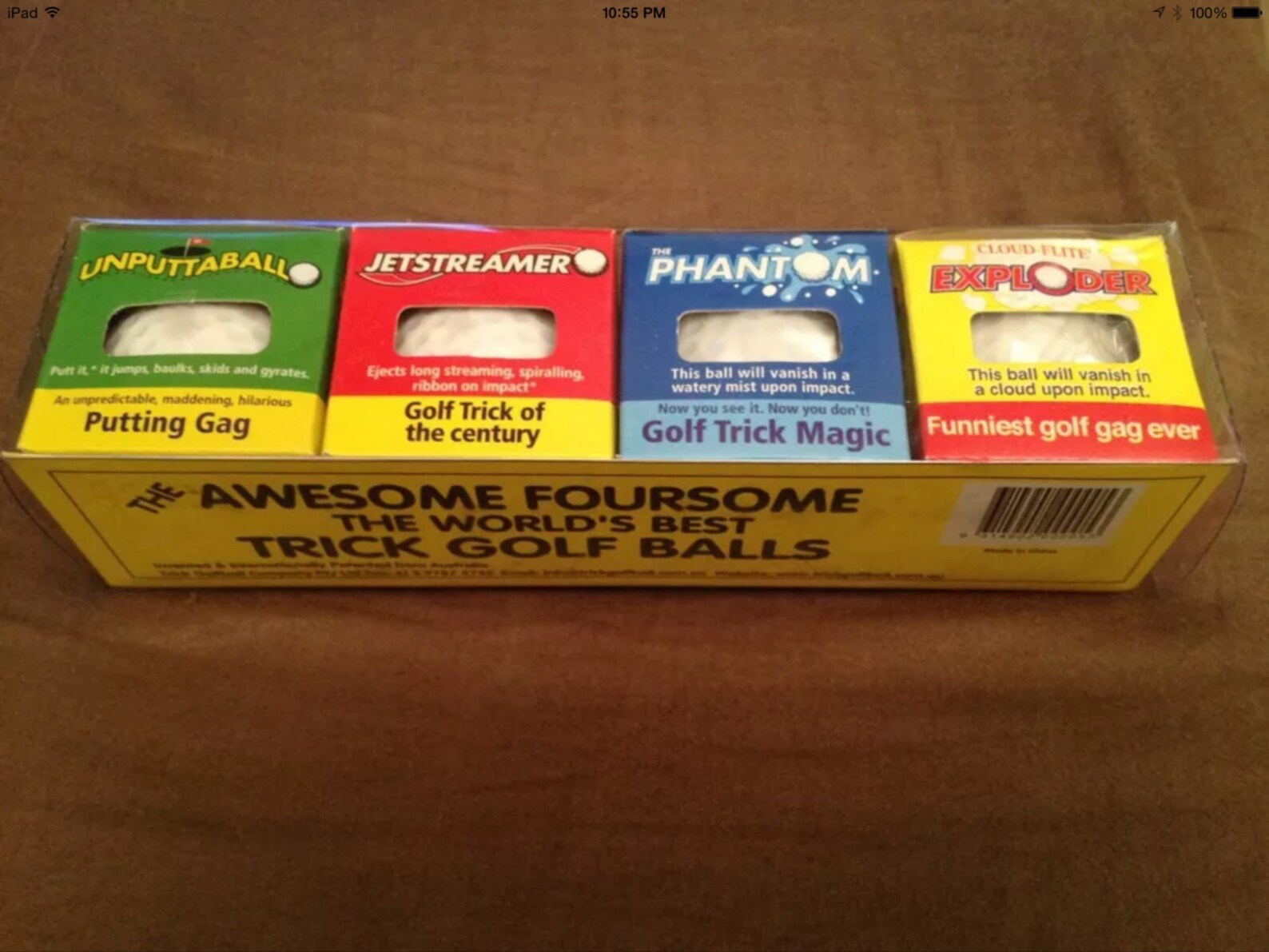 Exploding Golf Ball Gift Pack or Awesome Foursome Gift Pack. Etsy