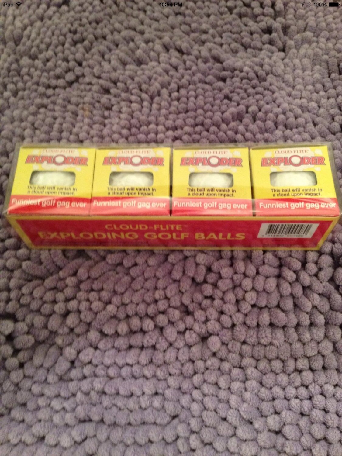 Exploding Cap Balls Exploding Golf Ball Gift Pack 4 Expliding Golf Balls Great Holiday ...