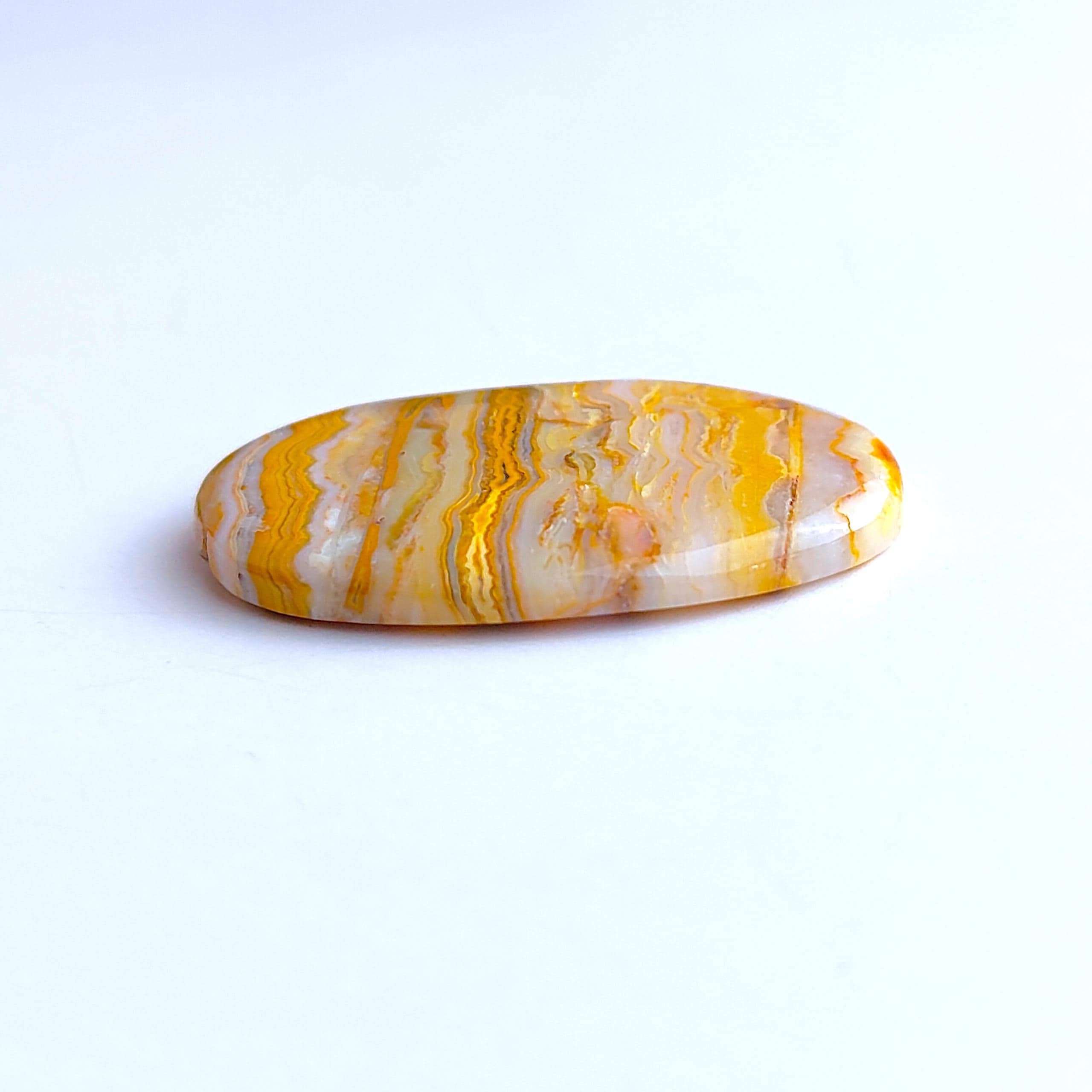 Natural Indonesian Java Lace Agate Oval Cabochon- Brown Beige Pattern ...
