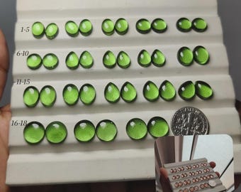 Zultanite Color Change Gemstone | Green to Pink Diaspore Stone for Rings, Jewelry Design (8-10mm)