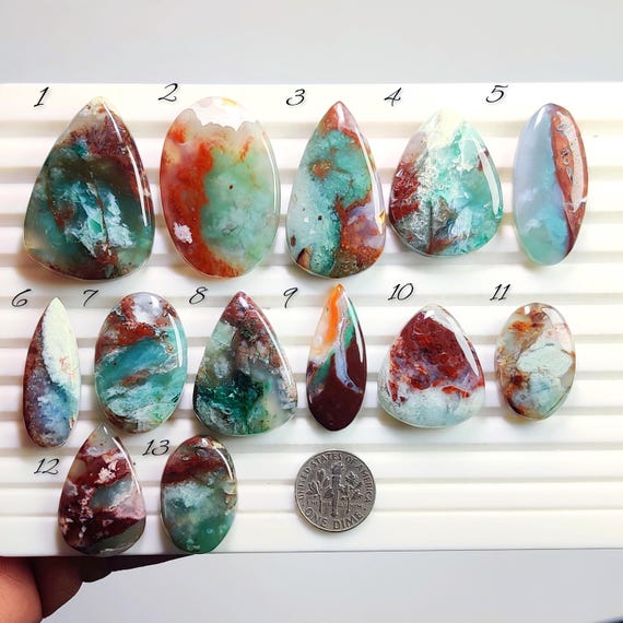 AAA Aquaprase Cabochon From Tanzania – Gemstone for Rings