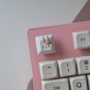 Miffy bunny handmade artisan keycap