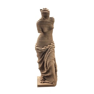 Vénus de Milo - sculpture grecque classique à monter soi-même en carton écologique. 3D sculpture bricolage Puzzle.