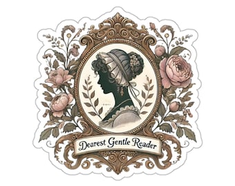 Bridgerton Sticker - Victorian Era Netflix Themed Sticker, Bridgerton Gift, Laptop Decal, Water Bottle Label, Scrapbook Decoration