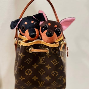 BT2MPS Miniature Pinscher Min Pin Handmade Plushie Plush Stuffed Animal Toy