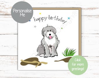 Woof Dog Card - for Birthdays & More!