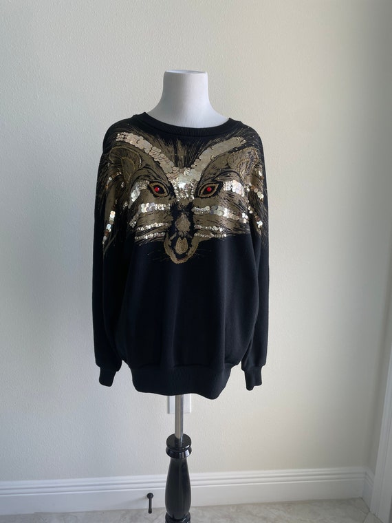 Gladys Bagley Tiger Sweatshirt / Fox Sweatshirt / 