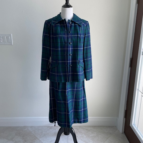 Vintage Pendleton Skirt Suit