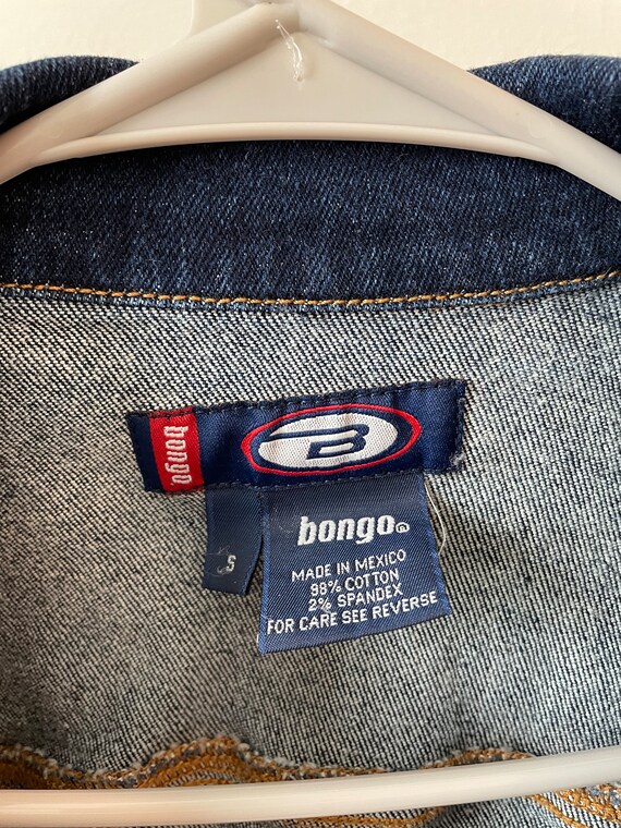Vintage Bongo Fitted Jean Jacket / Small - image 3