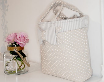 Borsa Shabby Chic con fiocco