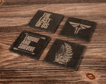 The Last of Us Slate Coasters