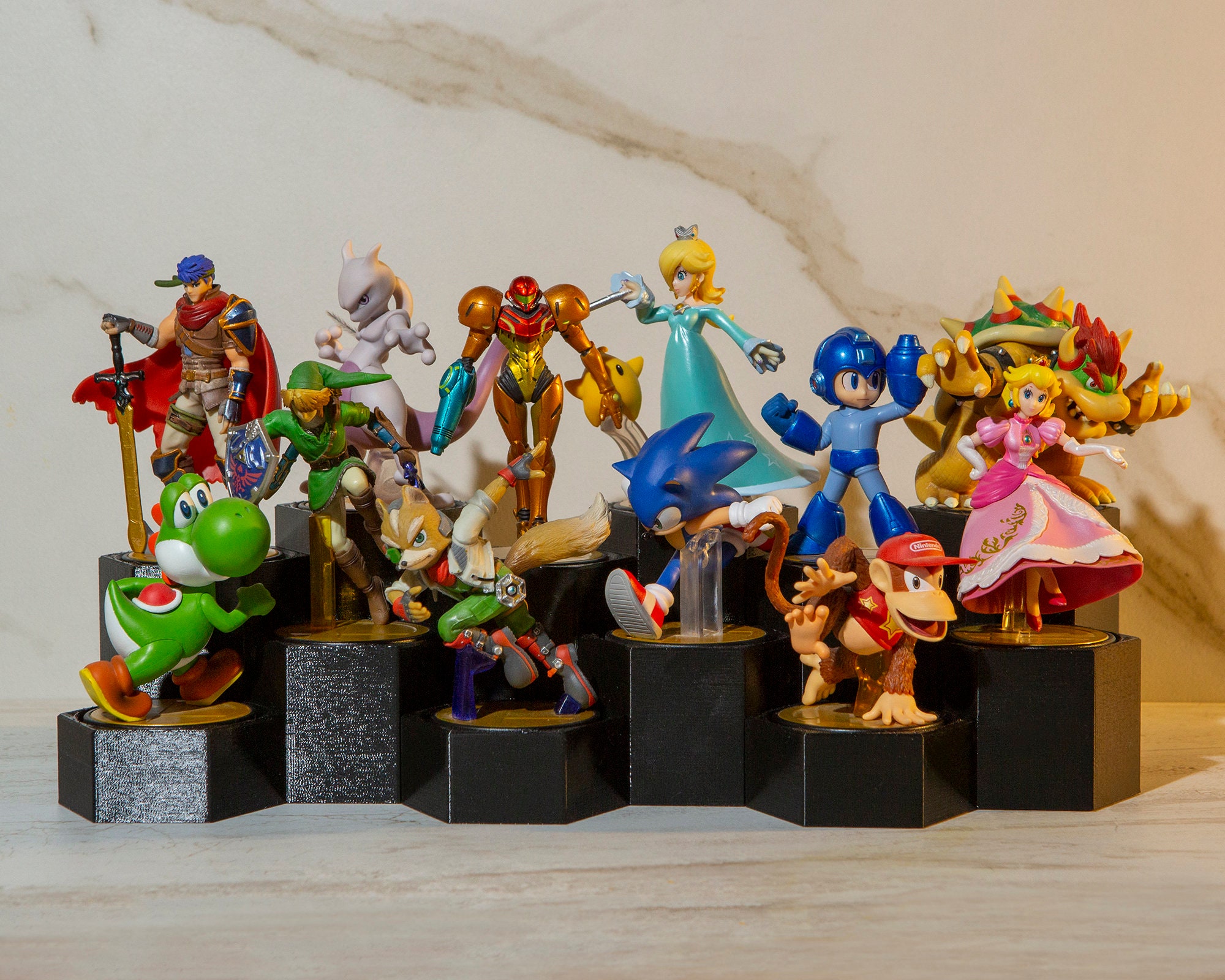 Amiibo Display Stand Modular Holds 4 per module Etsy
