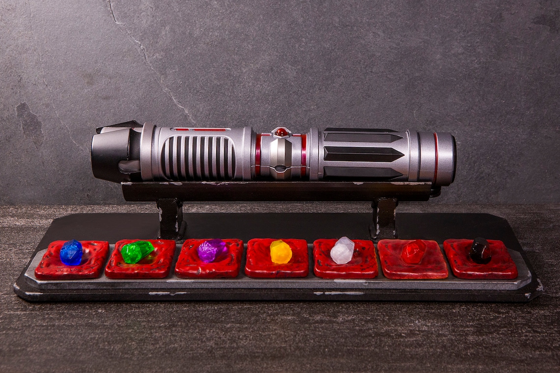 Star Wars Galaxies Edge Savis Lightsaber All Kyber Etsy