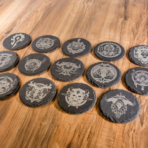 World of Warcraft Slate Coaster. World of Warcraft Slate Coaster.
