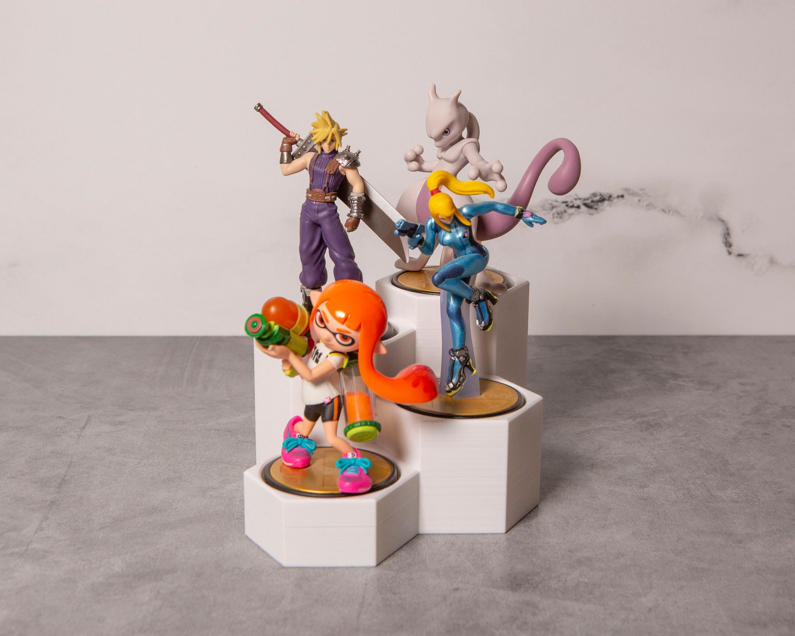 Amiibo Display Stand Modular Holds 4 per Module Etsy