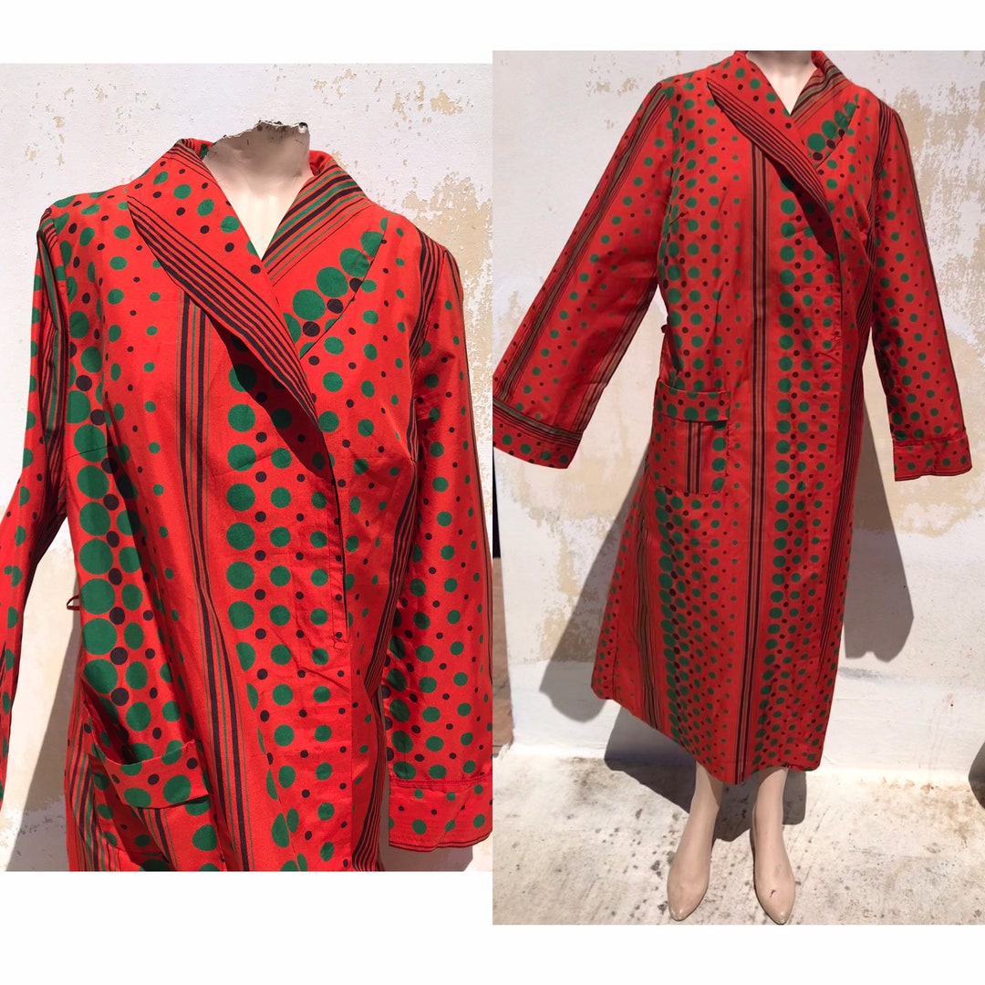 Rad 70’s Lightweight Summer Home Gown/robe in Burned Orange With the ...