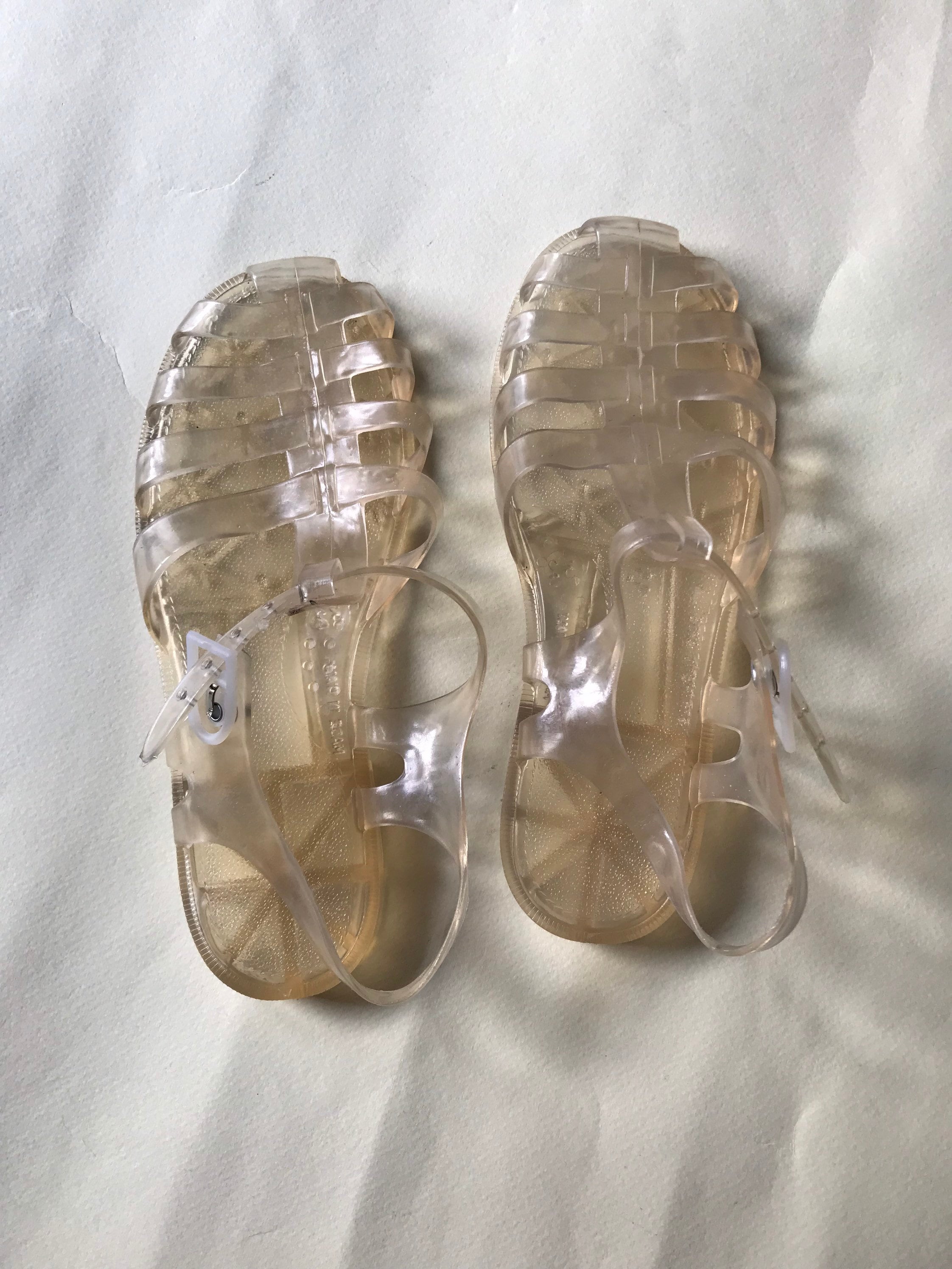 Clear Jelly Shoes for Kids With Buckle Closure 90s - Etsy UK