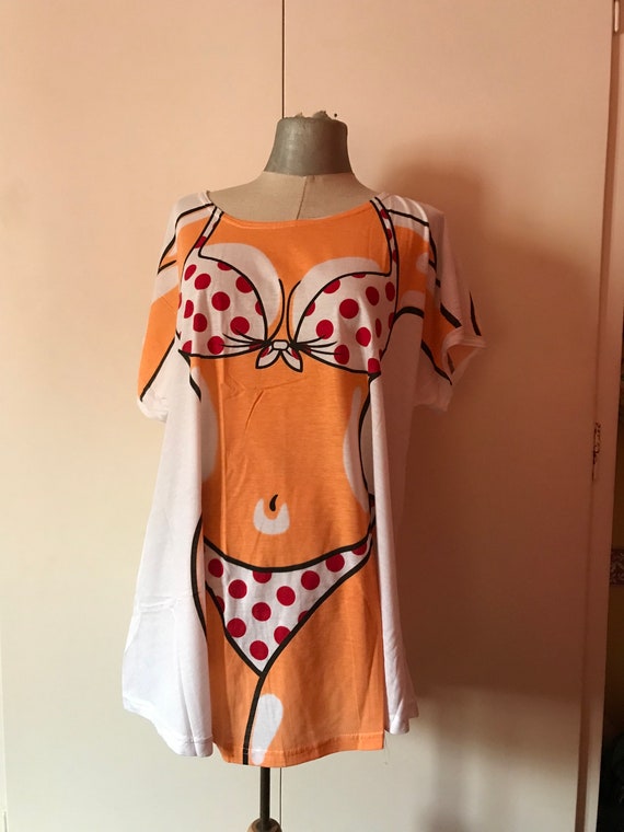 Body with polka dot bikini printed late 80s/early… - image 2