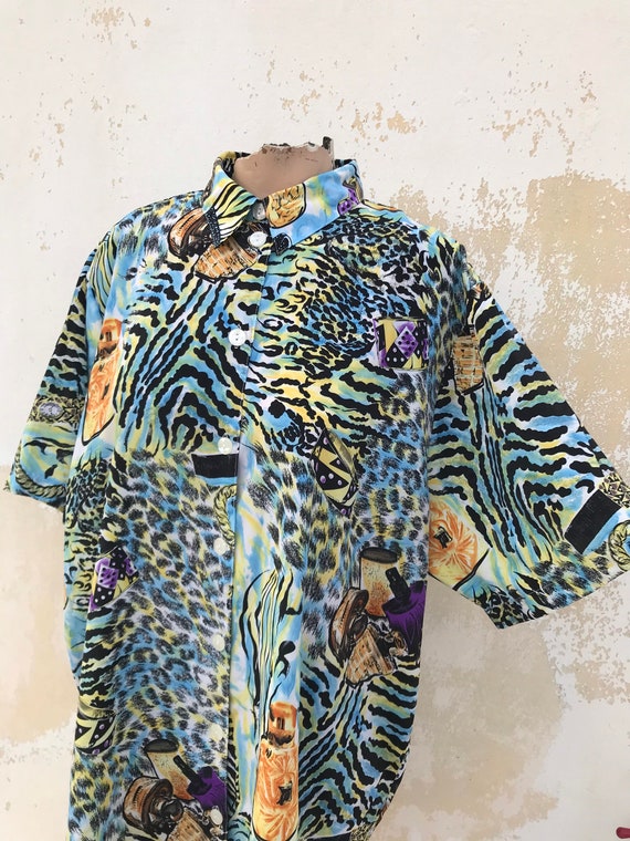 Oversized, long 80s/90s vintage shirt (can be wor… - image 4