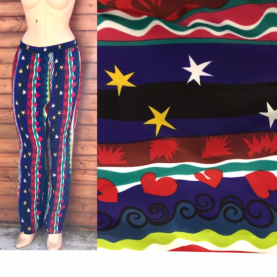 Colorful, Crazy, Funky Printed Late 80s/early 90s Vintage Colorful, Crazy, Funky Printed Late 80s/early 90s Vintage