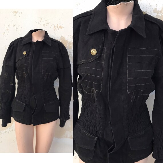 Brevetti cotton jacket with multiple pockets, wid… - image 1