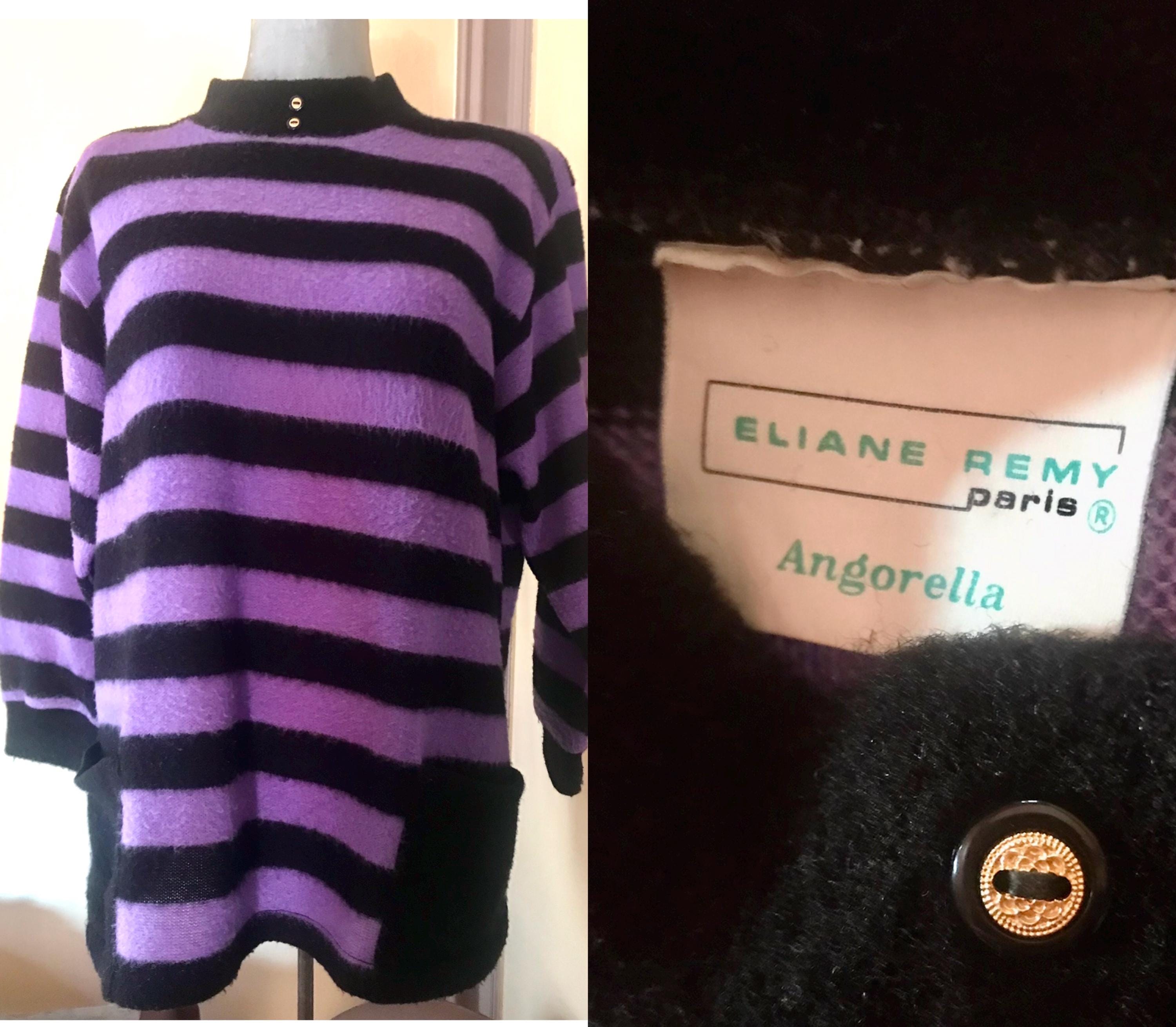 Eliane Remy Paris Puffy Knitted Loose Fit Early 80s Sweater