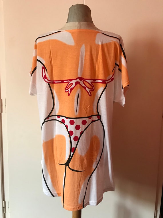 Body with polka dot bikini printed late 80s/early… - image 5