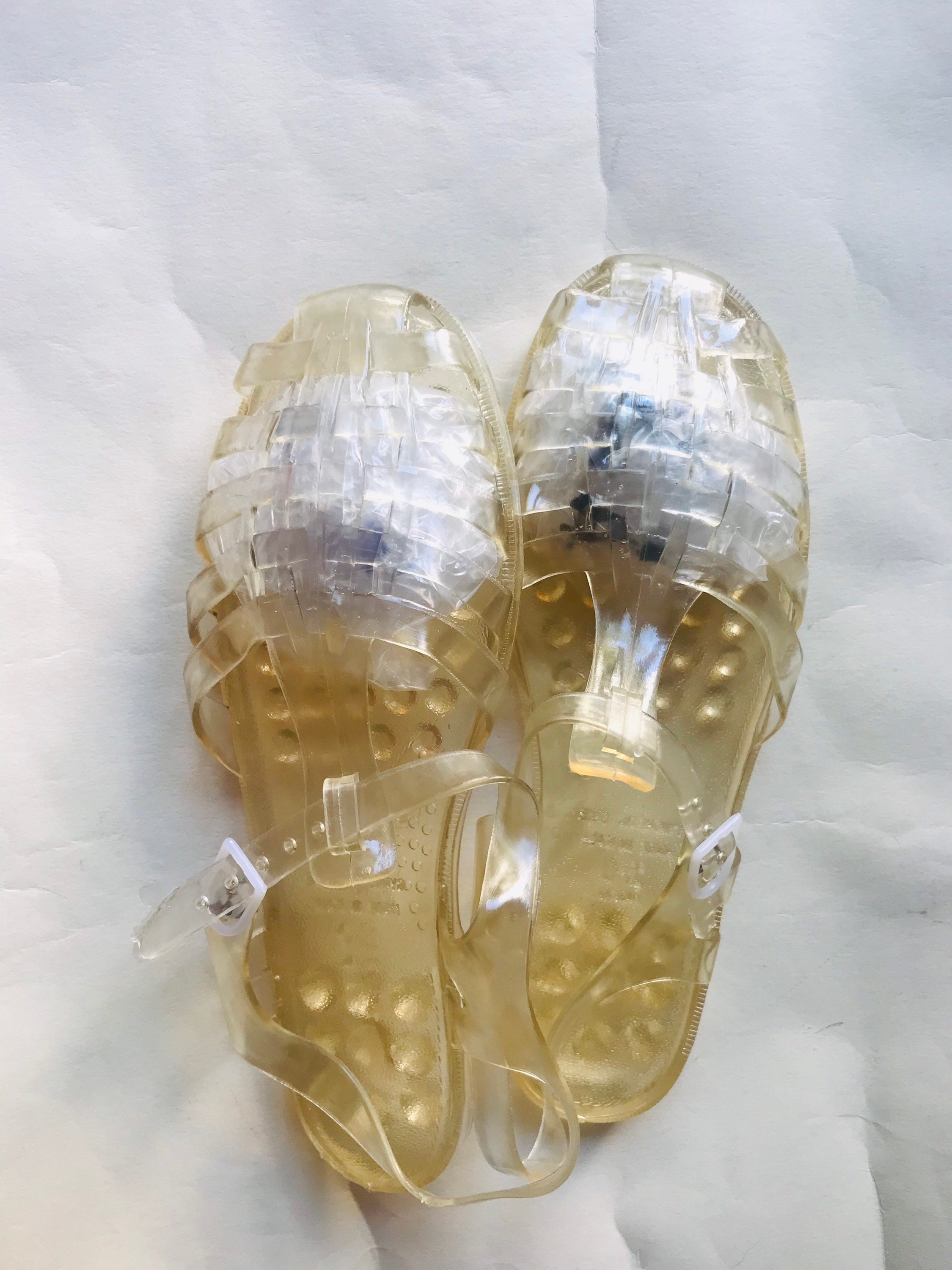 Y2K 00S 90s Plastic Jelly Sandals