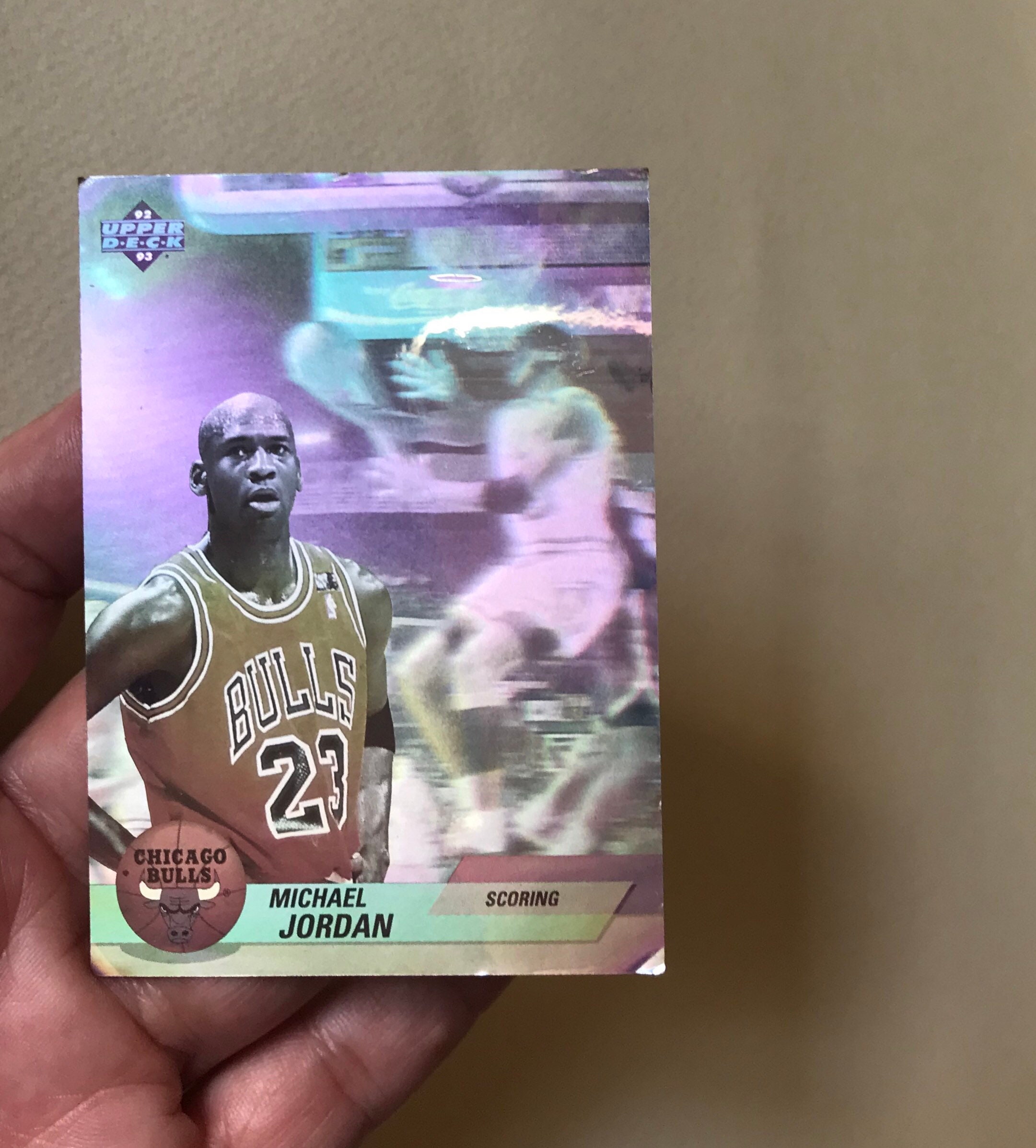  1992-93 Upper Deck Basketball Low Series 1 Diamond Logo  Hologram #32a Magic Johnson SP Los Angeles Lakers Official UD NBA Trading  Card (Stock Photo may show different hologram you will get