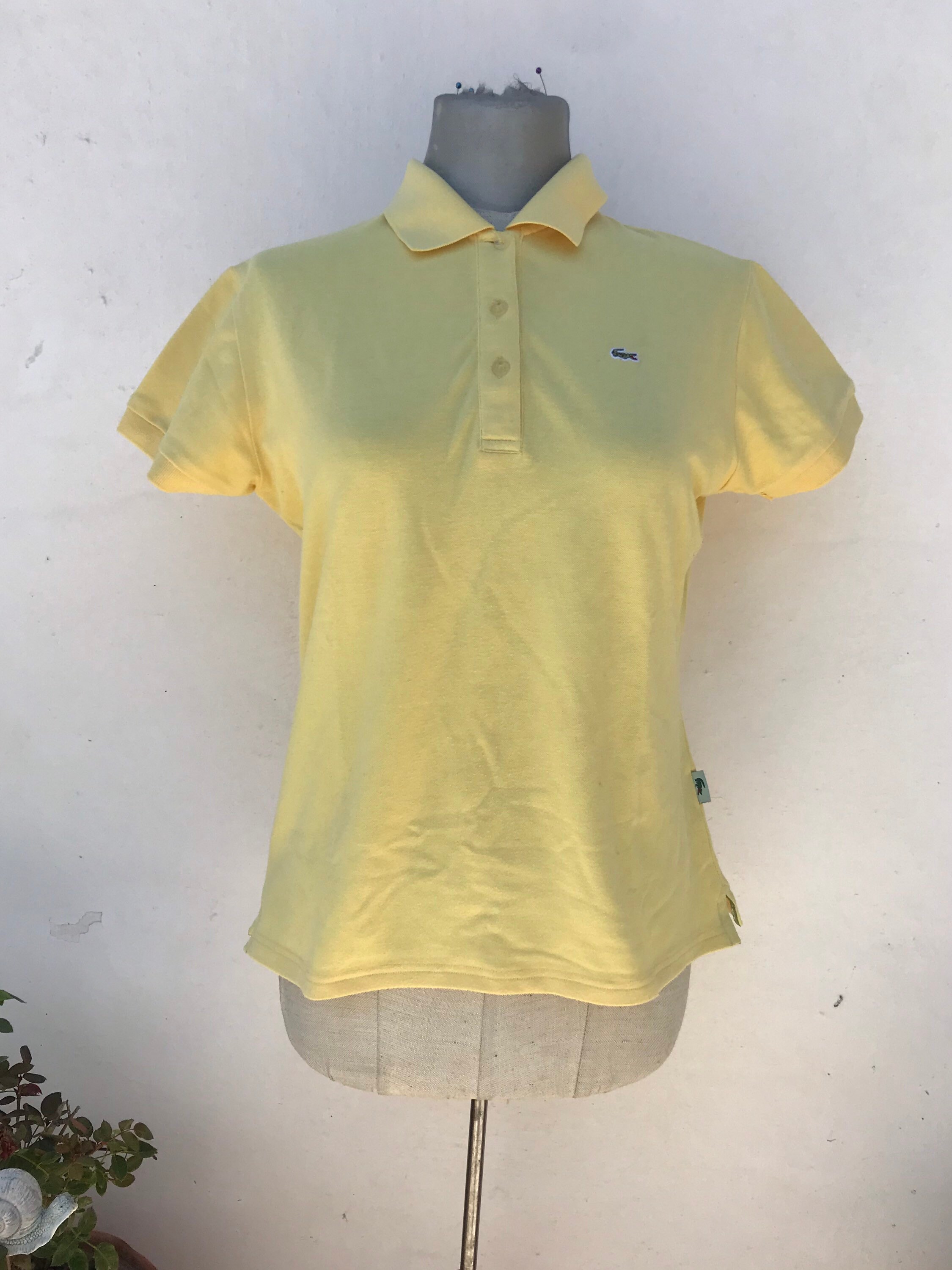 lemon lacoste polo shirt