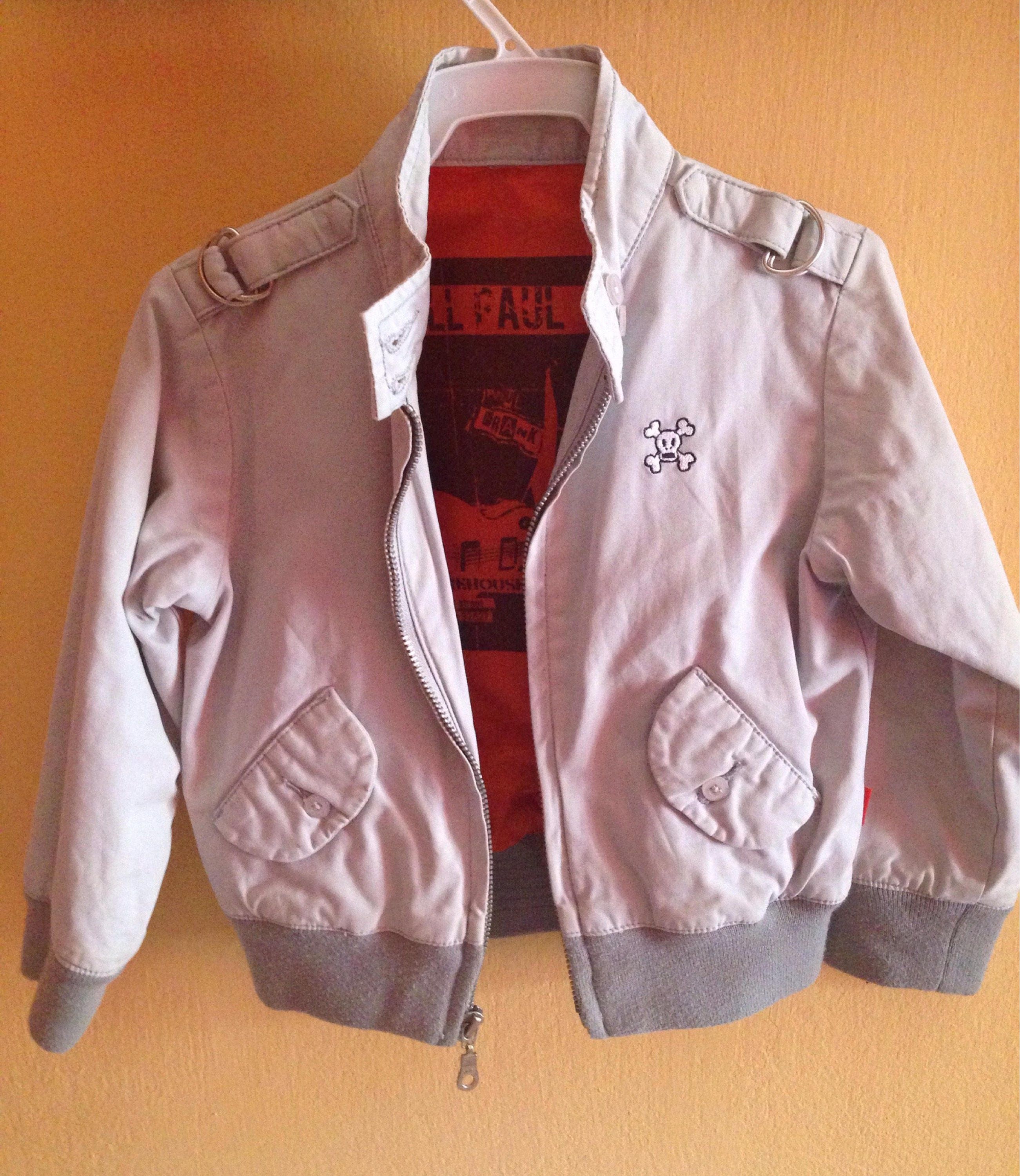 Paul Frank Motorcycle/racer Gray Jacket for Toddlers, Kids for 2-3