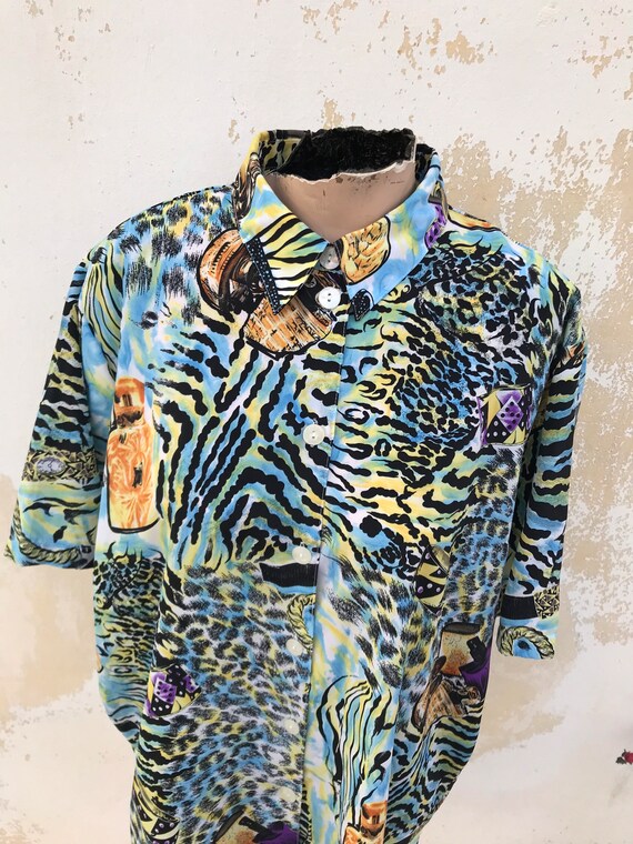 Oversized, long 80s/90s vintage shirt (can be wor… - image 6